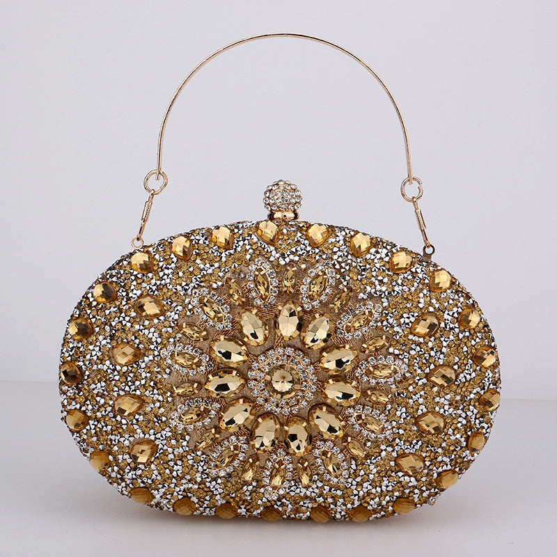 Wholesale Polyester Diamond Evening Bag